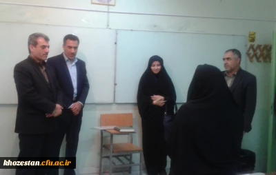 بازدید مدیرکل آموزش و پرورش خوزستان از روند مصاحبه پذیرفته شدگان آزمون استخدامی
