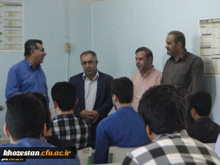 دیدار سرپرست پردیس حضرت رسول اکرم (ص) اهواز با دانشجویان و اساتید به مناسبت گرامیداشت مقام معلم