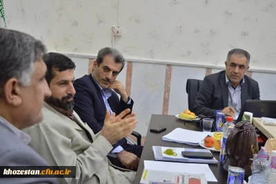 جلسه هیات امناء دانشگاه فرهنگیان خوزستان با حضور دکتر شریعتی استاندار خوزستان برگزار گردید