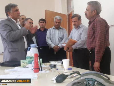 معاون دانشجویی دانشگاه فرهنگیان کشور از فرآیند مصاحبه داوطلبان ورود به دانشگاه فرهنگیان خوزستان بازدید کرد