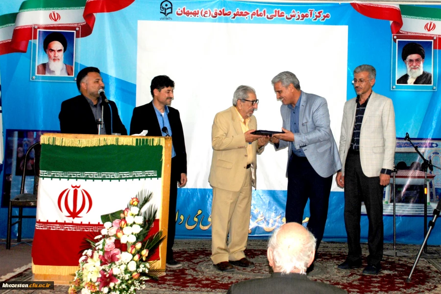 مراسم کلنگ زنی پروژه سالن چند منظوره ورزشی دانشگاه فرهنگیان بهبهان