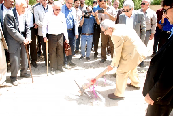 مراسم کلنگ زنی پروژه سالن چند منظوره ورزشی دانشگاه فرهنگیان بهبهان