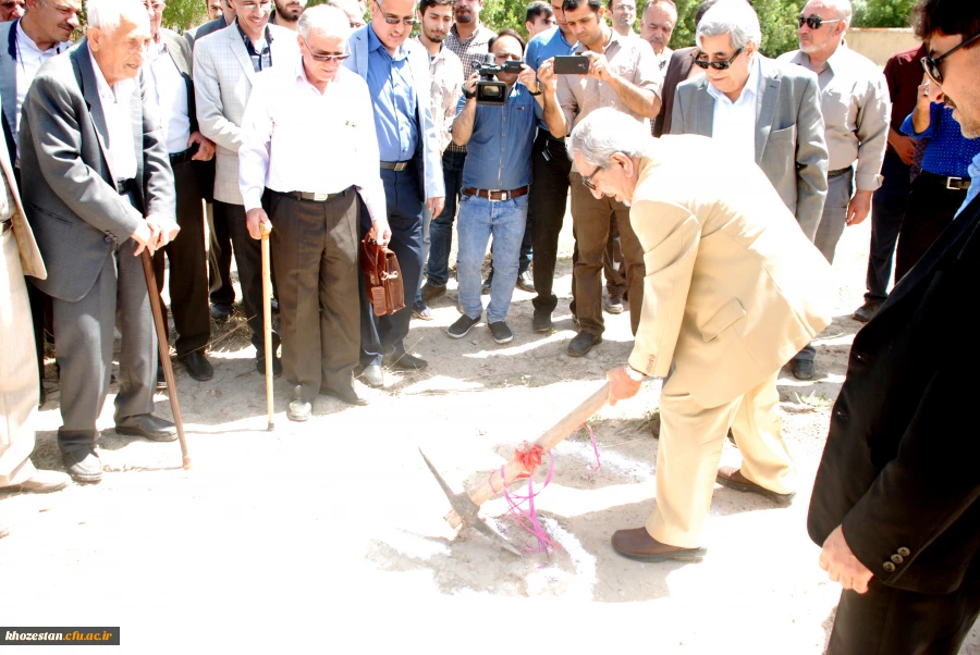 مراسم کلنگ زنی پروژه سالن چند منظوره ورزشی دانشگاه فرهنگیان بهبهان