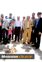 مراسم کلنگ زنی پروژه سالن چند منظوره ورزشی دانشگاه فرهنگیان بهبهان