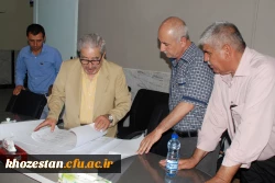 مراسم کلنگ زنی پروژه سالن چند منظوره ورزشی دانشگاه فرهنگیان بهبهان