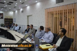 جلسه شورای اداری و مالی با حضور مسئولین پردیس ها و مراکز استان خوزستان