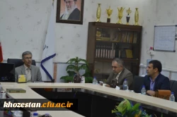 جلسه شورای اداری و مالی با حضور مسئولین پردیس ها و مراکز استان خوزستان