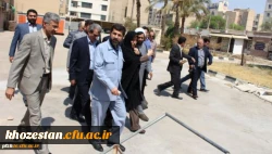 بازدید استاندارد از پردیس حضرت فاطمه الزهرا(س) خوزستان