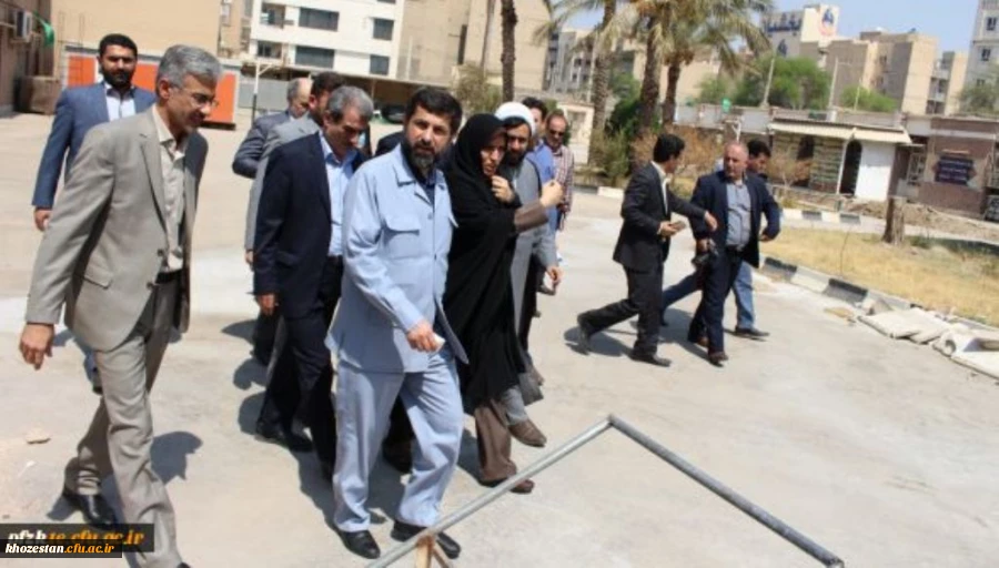 بازدید استاندارد از پردیس حضرت فاطمه الزهرا(س) خوزستان