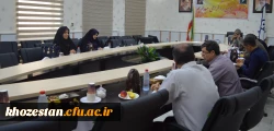 برگزاری جلسه شورای دانشجویی با حضور مدیریت امور پردیس ها ، کارشناس دانشجویی ، سرپرستان محترم پردیس ها ، مراکز تابعه و نماینده شورای دانشجویی