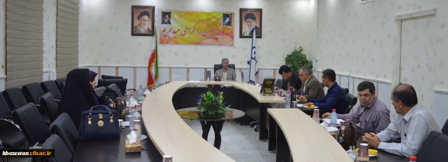 برگزاری جلسه شورای دانشجویی با حضور مدیریت امور پردیس ها ، کارشناس دانشجویی ، سرپرستان محترم پردیس ها ، مراکز تابعه و نماینده شورای دانشجویی