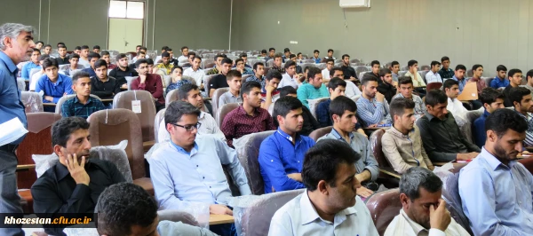 برگزاری نشست آموزشی ، توجیهی دانشجویان جدیدالورود سال 96
