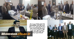 جلسه تودیع ومعارفه سرپرست مرکز آموزش عالی امام رضا(ع)اندیمشک جناب آقای قائمی صدر به مقام بازنشستگی نائل گردیدند و جناب آقای مرید نیازی ب سمت سرپرست مرکز آموزش عالی امام رضا(ع) اندیمشک منصوب گردیدند