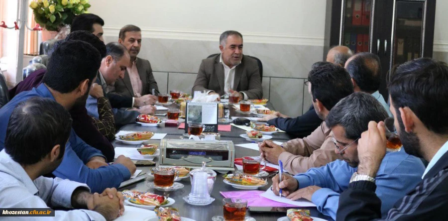 سومین جلسه سال تحصیلی 96-97 کمیته  فرهنگی پردیس حضرت رسول اکرم (ص) با حضور سرپرست پردیس و مراکز تابعه استان