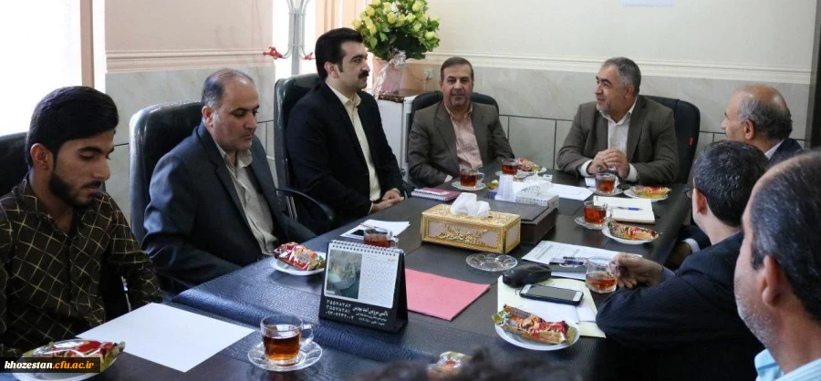 سومین جلسه سال تحصیلی 96-97 کمیته  فرهنگی پردیس حضرت رسول اکرم (ص) با حضور سرپرست پردیس و مراکز تابعه استان