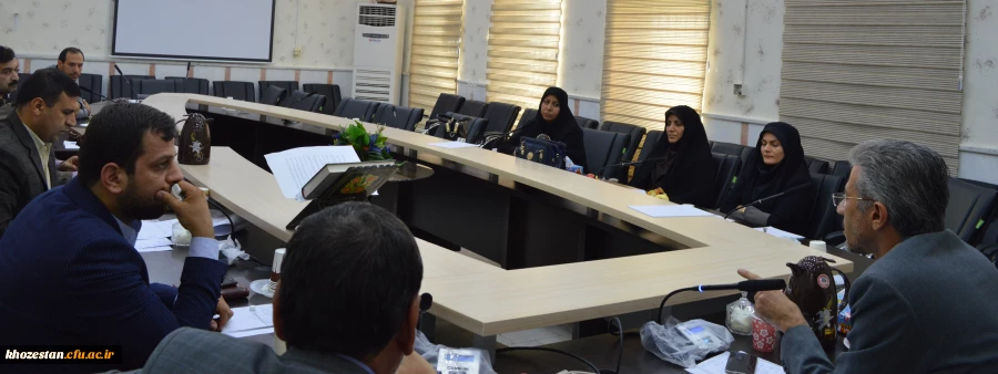 برگزاری جلسه شورای فرهنگی اجتماعی مدیریت امور پردیس های دانشگاه فرهنگیان خوزستان