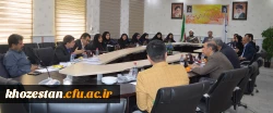 برگزاری جلسه شورای آموزشی در مدیریت امور پردیس های استان خوزستان