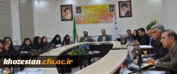 برگزاری جلسه شورای آموزشی در مدیریت امور پردیس های استان خوزستان