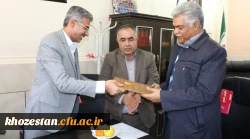 تودیع و معارفه جناب آقای عزت مولازاده به معاونت منابع و توسعه