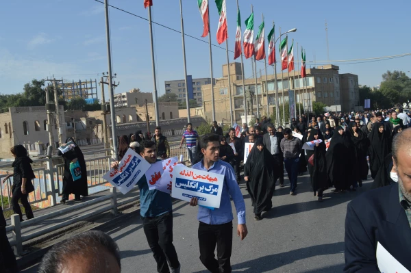 مردم انقلابی خوزستان در راهیپمایی شکوه وحدت حماسه آفریدند