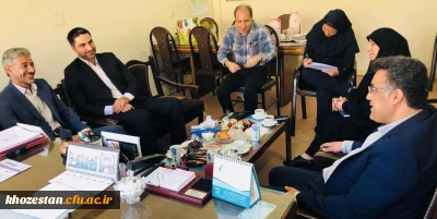 جلسه با موضوعیت  همکاری فی ما بین دانشگاه فرهنگیان خوزستان و اداره کل بهزیستی استان خوزستان