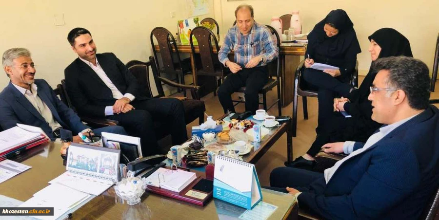 جلسه با موضوعیت  همکاری فی ما بین دانشگاه فرهنگیان خوزستان و اداره کل بهزیستی استان خوزستان