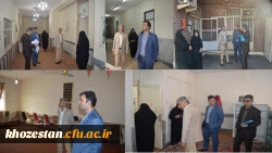 بازدید دکتر جرفی سرپرست امور پردیس های استان خوزستان از سراهای دانشجویی پردیس حضرت فاطمه الزهرا (س)