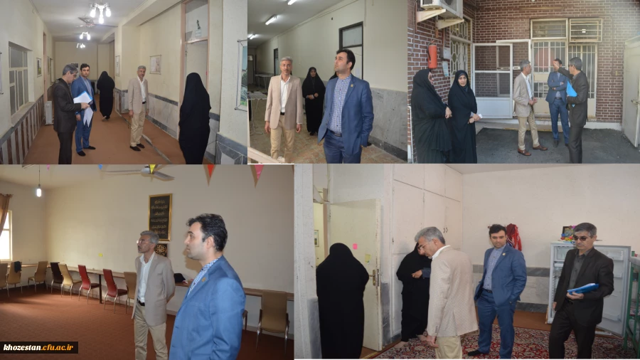 بازدید دکتر جرفی سرپرست امور پردیس های استان خوزستان از سراهای دانشجویی پردیس حضرت فاطمه الزهرا (س)