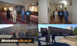 بازدید دکتر جرفی سرپرست امور پردیس های استان خوزستان از سراهای دانشجویی پردیس حضرت فاطمه الزهرا (س)