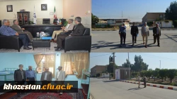 بازدید دکتر جرفی سرپرست امور پردیس های استان خوزستان از سراهای دانشجویی پردیس حضرت رسول اکرم (ص)