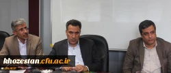 حضور دکتر خنیفر و نمایندگان مدیریت آموزش و پرورش خوزستان انجام شد