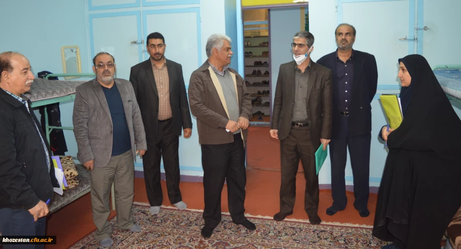بازدید از سراهای دانشجویی پردیس های دانشگاه فرهنگیان استان خوزستان