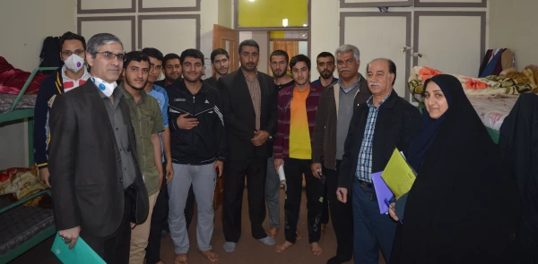 بازدید از سراهای دانشجویی پردیس های دانشگاه فرهنگیان استان خوزستان