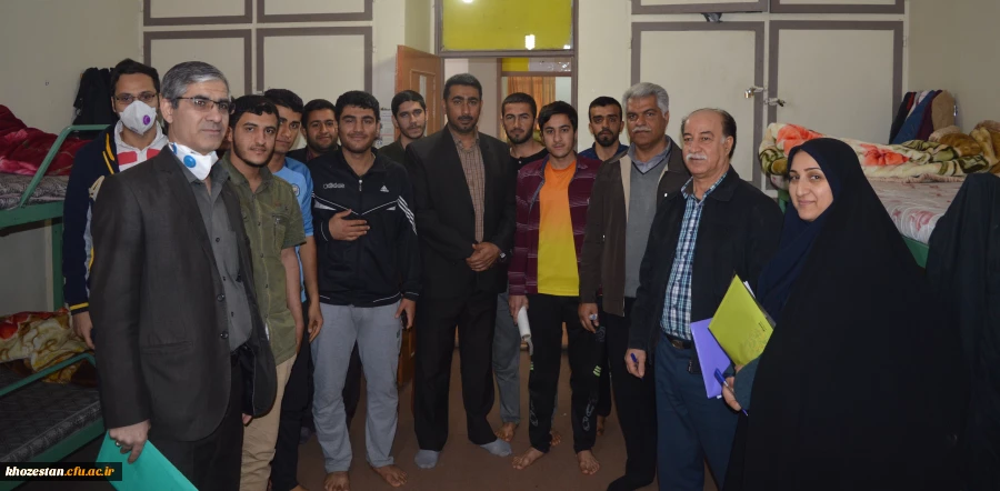 بازدید از سراهای دانشجویی پردیس های دانشگاه فرهنگیان استان خوزستان