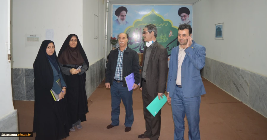بازدید از سراهای دانشجویی پردیس های دانشگاه فرهنگیان استان خوزستان