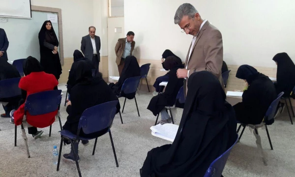 فرآیند برگزاری امتحانات پایان نیم سال 97-96 در پردیس حضرت فاطمه زهرا (ص)  و پردیس حضرت رسول اکرم (ص) استان خوزستان