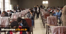 فرآیند برگزاری امتحانات پایان نیم سال 97-96 در پردیس حضرت فاطمه زهرا (ص)  و پردیس حضرت رسول اکرم (ص) استان خوزستان