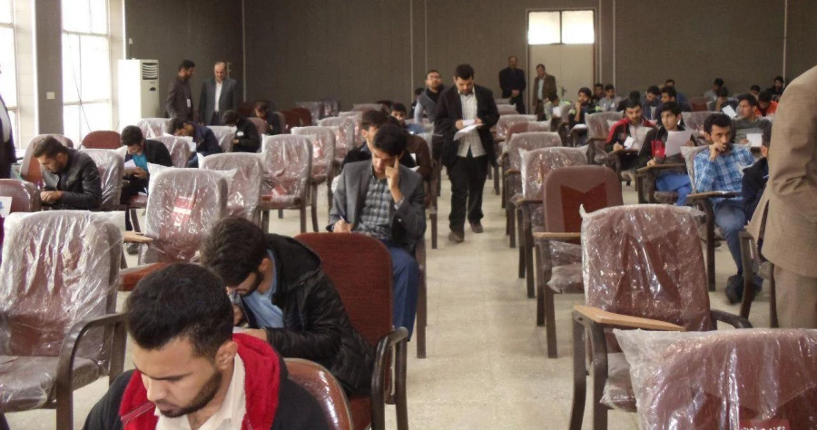 فرآیند برگزاری امتحانات پایان نیم سال 97-96 در پردیس حضرت فاطمه زهرا (ص)  و پردیس حضرت رسول اکرم (ص) استان خوزستان