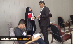 فرآیند برگزاری امتحانات پایان نیم سال 97-96 در پردیس حضرت فاطمه زهرا (ص)  و پردیس حضرت رسول اکرم (ص) استان خوزستان