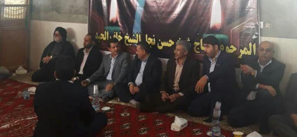 حضور دکتر حسن جرفی سرپرست محترم مدیریت امور پردیس های استان خوزستان و جمعی از همکاران دانشگاهی در مراسم تشییع،  تدفین  و ترحیم عموی بزرگوار دکتر حسین خنیفر ریاست محترم دانشگاه فرهنگیان  کل کشور در شهرستان شوش.