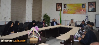 برگزاری جلسه شوای پژوهشی استان  در سالن جلسات مدیریت استان خوزستان در روز سه شنبه مورخه 17/11/96