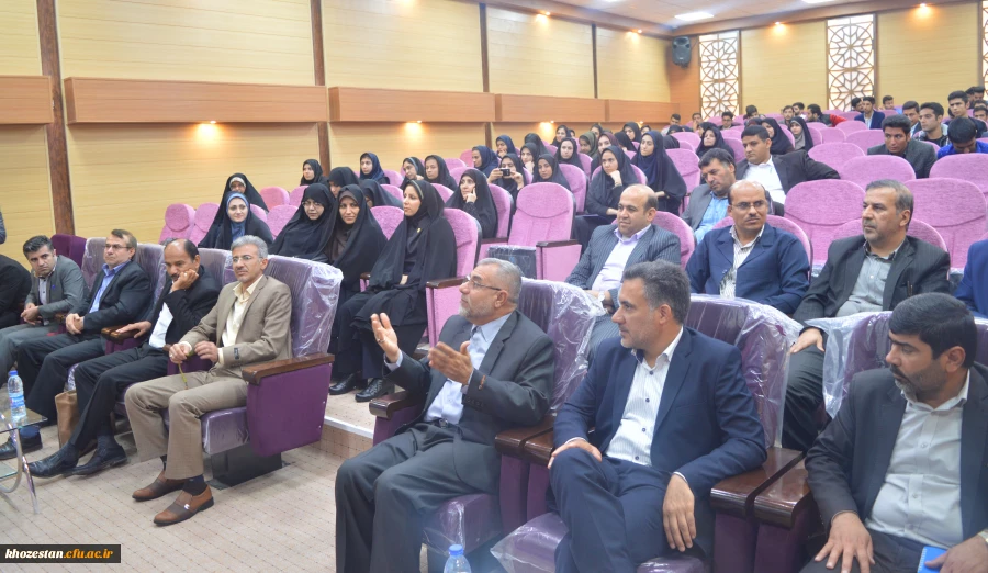 برگزاری اولین جشنواره کشوری تجربیات برتر آموزشی تربیتی  اساتید و معلمان زبان عربی در دانشگاه فرهنگیان استان خوزستان در روز پنج شنبه 10/12/96