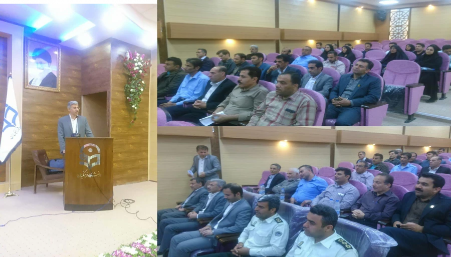 جلسه توجیهی نیروهای حراستی و نگهبانان پردیس ها و مراکزهای سراسر استان