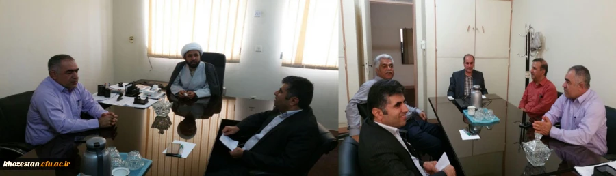 دیدار نوروزی سرپرست پردیس حضرت رسول اکرم (ص) با مسئول نهاد نمایندگی مقام معظم رهبری در استان