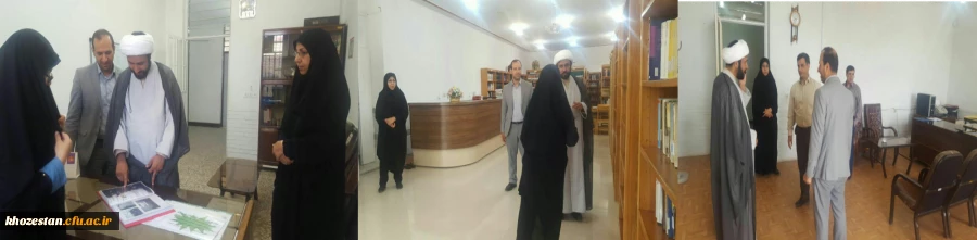 دیدار صمیمی  مسئول  محترم دفتر نمایندگی نهاد معظم رهبری در دانشگاه فرهنگیان  جناب حاج آقا  عطایی نسب