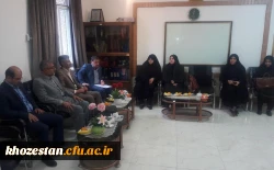 حضور دکتر جرفی در جلسه اعضای هیئت علمی پردیس حضرت فاطمه الزهرا (س) و پردیس حضرت رسول اکرم (ص)