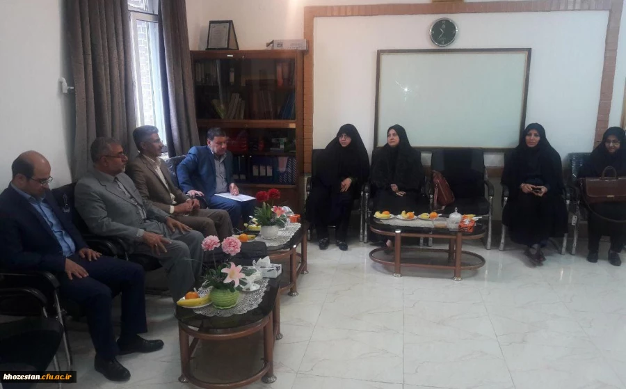 حضور دکتر جرفی در جلسه اعضای هیئت علمی پردیس حضرت فاطمه الزهرا (س) و پردیس حضرت رسول اکرم (ص)