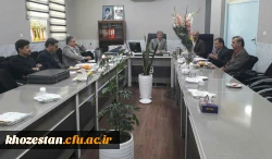جلسه  هم اندیشی با حضور دکتر جرفی سرپرست مدیریت امور پردیس های استان خوزستان با اساتید موظف مرکز  آموزش عالی بهبهان