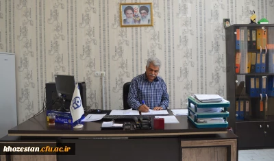 انتخاب کارمند نمونه کشوری سال 1396 دانشگاه فرهنگیان آقای عزت اله مولازاده معاونت توسعه منابع انسانی مدیریت امور پردیس های استان خوزستان