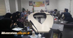 برگزاری جلسه شورای آموزشی مدیریت امور پردیس های استان خوزستان